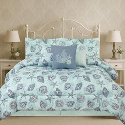 Pacific Shells 7pc Comforter Set