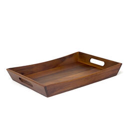 Lipper Curved Serving Tray - Brown