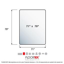 Floortex® Ultimat® XXL Polycarbonate Chair Mat for Hard Floors