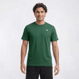 Mens Champion(R) Small Logo Tee
