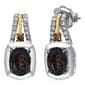 Le Vian(R) 2 1/5ctw. Chocolate Quartz(R) & Diamond Earrings - image 1