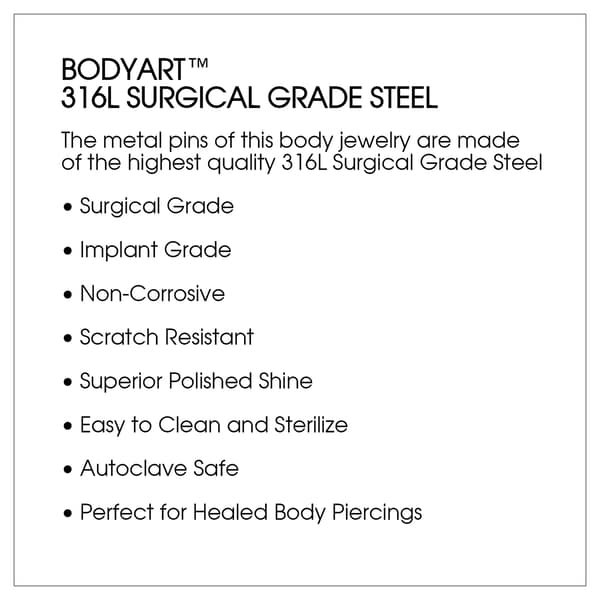 3pk. 20-Gauge Surgical Steel Highly Polished Balls Nose Bone Set