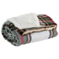 London Fog Tartan Plaid Fur Plush Throw - image 2