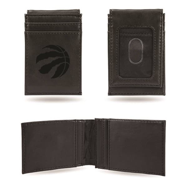 Mens NBA Toronto Raptors Faux Leather Front Pocket Wallet - image 