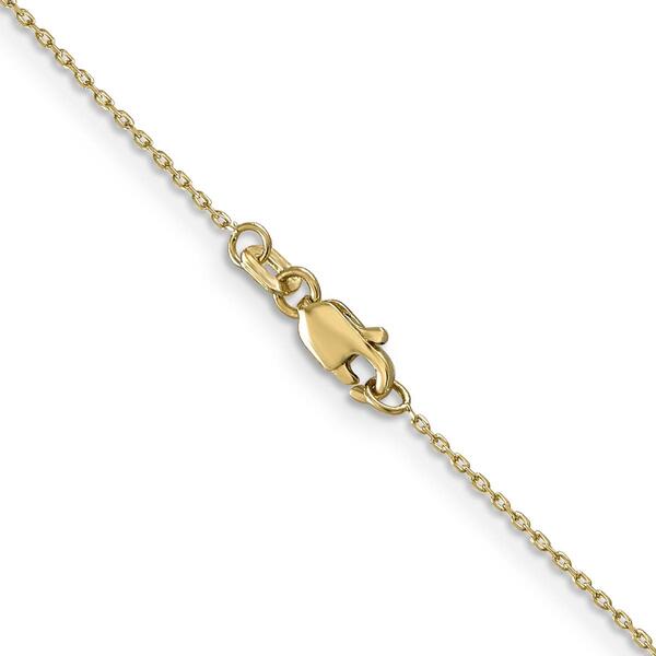 Unisex Gold Classics&#8482; .8mm. Diamond Cut 14in. Necklace w/Lobster