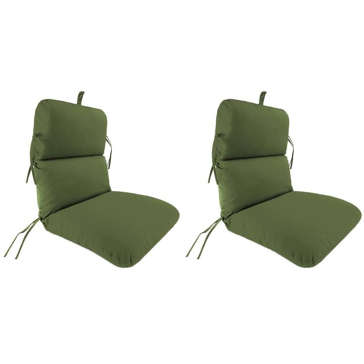 Jordan Veranda Hunter Universal Chair Cushions - Set Of 2