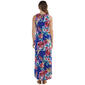 Womens Connected Apparel Sleeveless Floral Keyhole Maxi Dress - image 2