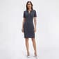 Womens Absolutely Famous Short Sleeve Stripe Sweater Dress - image 1
