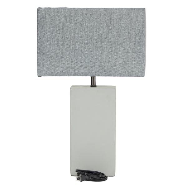 9th & Pike® White Ceramic Traditional Table Lamp