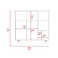 FM FURNITURE Serbia White Kitchen Island - image 7