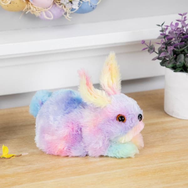 Northlight Seasonal Plush Pastel Easter Bunny Figurine