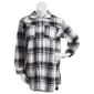 Plus Size Como Blu Long Sleeve Baby Sherpa Shacket - image 1