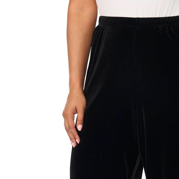 Plus Size MSK Velvet Straight Leg Dress Pants