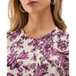 Womens Ella Rafaella&#174; Floral Sleeveless Sweater Shell - image 3