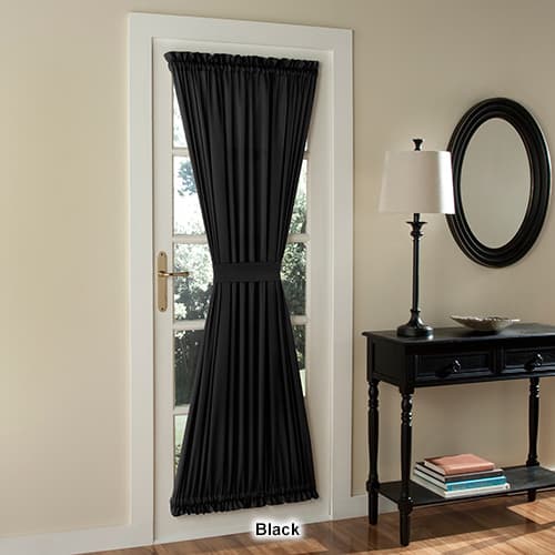 Sun Zero Michael Room Darkening Door Curtain Panel