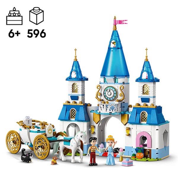 LEGO® Disney Princess Cinderella''s Castle & Horse Carriage
