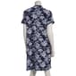 Womens René Rofé® Short Sleeve Ribbed Floral Nightshirt - image 3