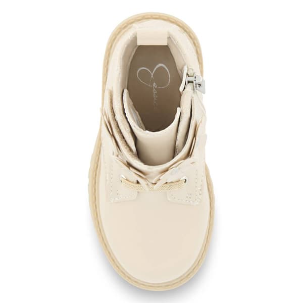 Little Girls Jessica Simpson Daria Flower Combat Boots