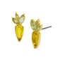 Betsey Johnson Carrot Stud Earrings - image 1