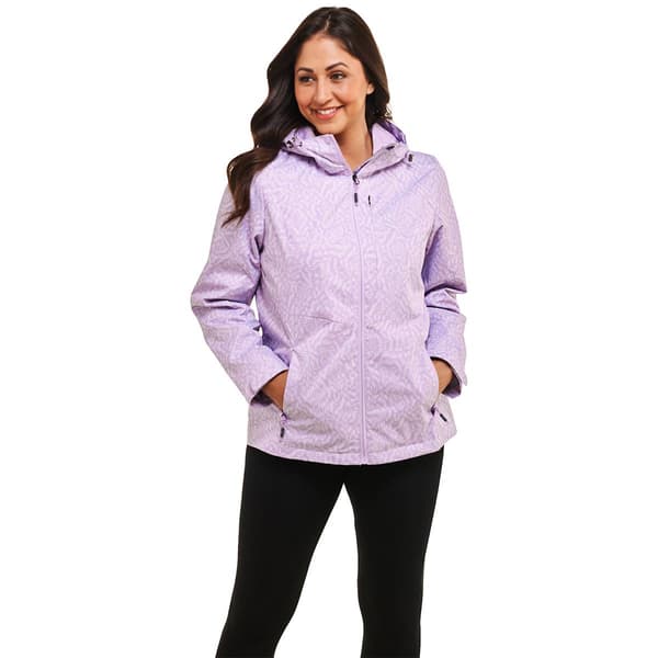 Womens ZeroXposur Amyah Abstract Raincoat w/Zipper - image 