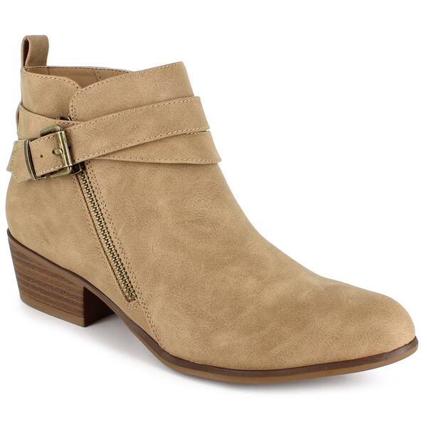 Womens UNIONBAY&#40;R&#41; Teddy Ankle  Boots - Tan Suede - image 