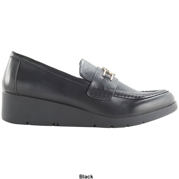 Womens Anne Klein Amari Wedge Loafers