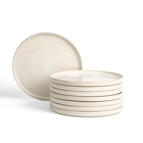 Stone Lain Claire 8pc. Stoneware Dinner Plate Set - image 