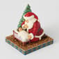 Jim Shore Santa Kneeling over Baby Jesus Christmas Figurine - image 2