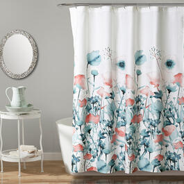 Lush Decor&#40;R&#41; Zuri Flora Shower Curtain