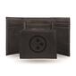 Mens NFL Pittsburgh Steelers Faux Leather Trifold Wallet - image 1