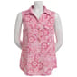 Plus Size Emily Daniels Sleeveless 2 Pocket Medallion Blouse - image 1