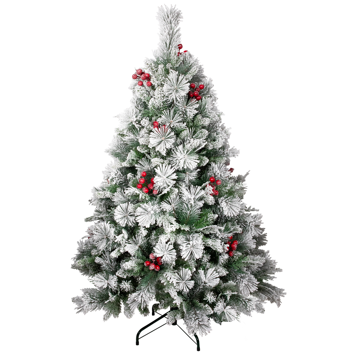 Northlight Real Touch™ 5ft. Full Flocked Spruce Christmas Tree
