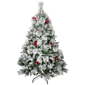 Northlight Real Touch™ 5ft. Full Flocked Spruce Christmas Tree - image 2