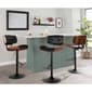 LumiSource Lombardi Mid-Century Modern Adjustable Bar Stool - image 7