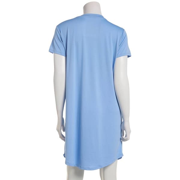 Womens Jaclyn Short Sleeve Paradise Butterfly Screen Nightshirt