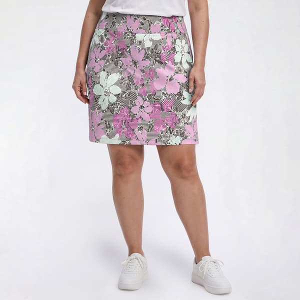 Plus Size Preswick & Moore(R) Lace & Floral Millennium Skort