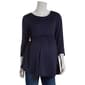 Womens Maternity Due Time Maternity Long Sleeve Top - image 1