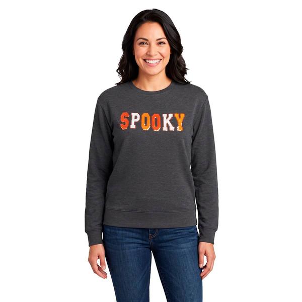 Womens Remi James Fall Screen Spooky Sweatshirt - image 