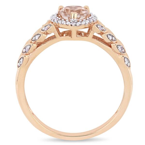 Gemstone Classics&#8482; 10kt. Rose Heart Engagement Ring