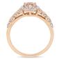 Gemstone Classics&#8482; 10kt. Rose Heart Engagement Ring - image 4