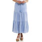 Juniors No Comment Tea Date Gauze Maxi Skirt - image 1