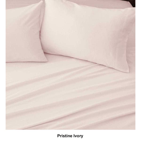 Freshfolds Turkish Cotton Flannel Solid 4pc. Sheet Set