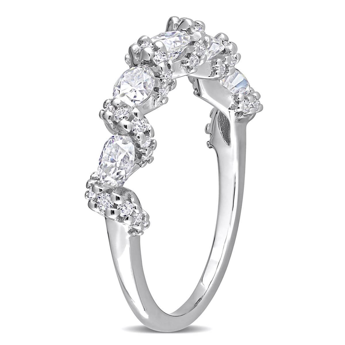 Gemstone Classics™ 1 1/4kt. Dew Moissanite Crossover Band