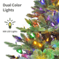 Puleo International 6.5ft. Pre-Lit Noble Fir Christmas Tree - image 4