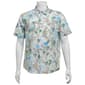 Mens Chaps Chambray Button Down Shirt - White Palm - image 1
