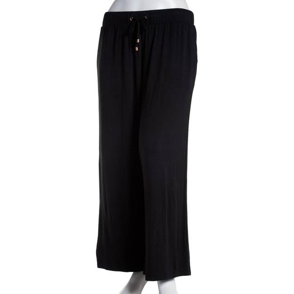 Plus Size French Laundry Wide Leg Capri Pants w/Front Pockets - image 