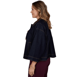 Plus Size Ruby Rd. English Countryside Denim Jacket