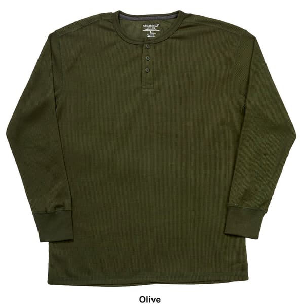 Young Mens Architect® Jean Co. Henley Thermal Shirt Boscov's