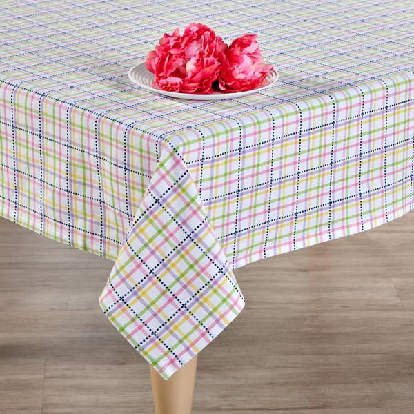 Easter Inspired Check Tablecloth - image 