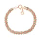 Gloria Vanderbilt Rose Gold-Tone & Crystal Mesh Bracelet - image 1